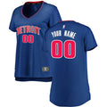 Pistons Blue Custom Jersey fanatics