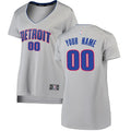 Fanatics Women's Pistons Gray Jersey