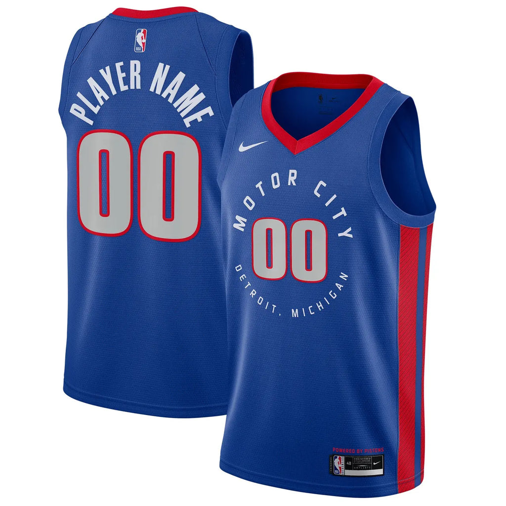 Detroit Pistons Blue Jersey