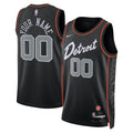 Pistons Black City Custom Jersey