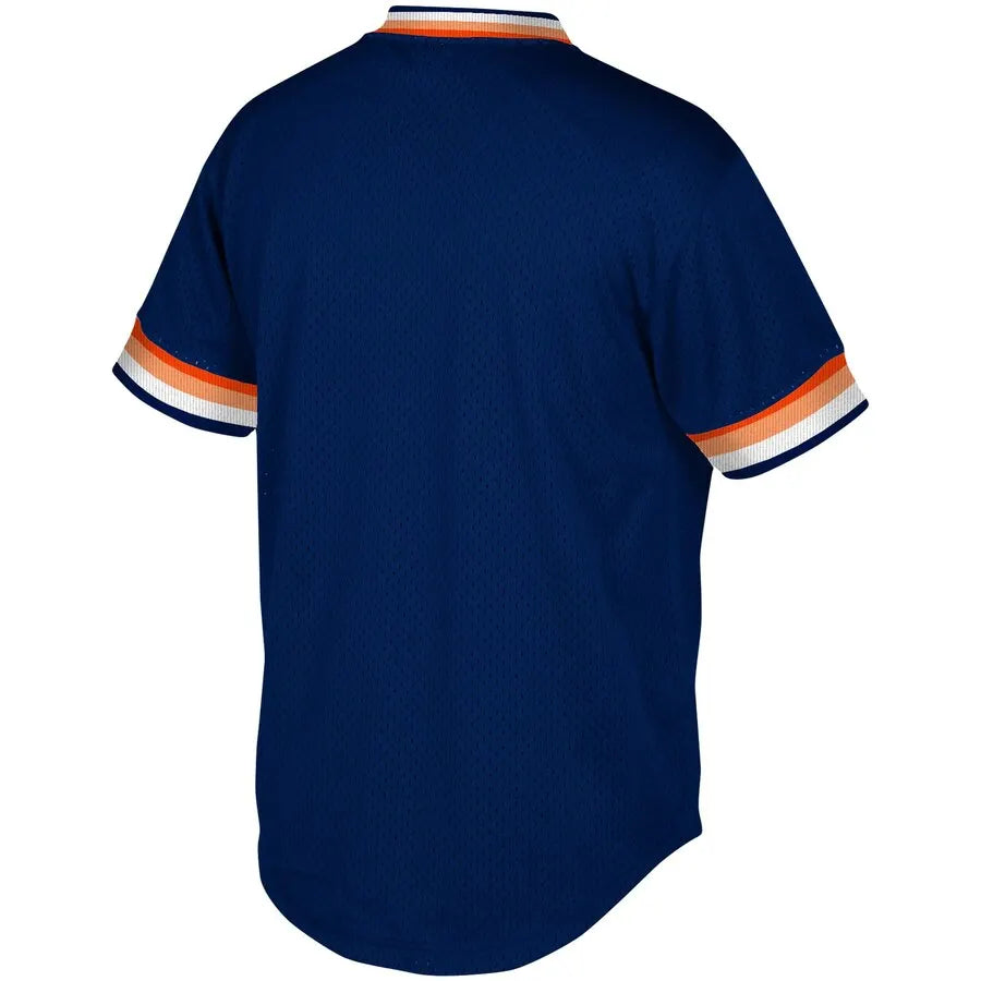 mitchell Detroit Tigers Navy Jersey - Hình 3
