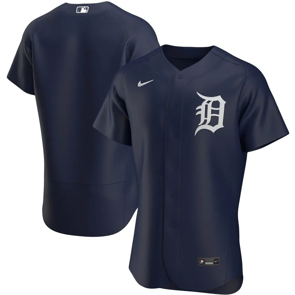 authentic Nike Tigers Navy Jersey