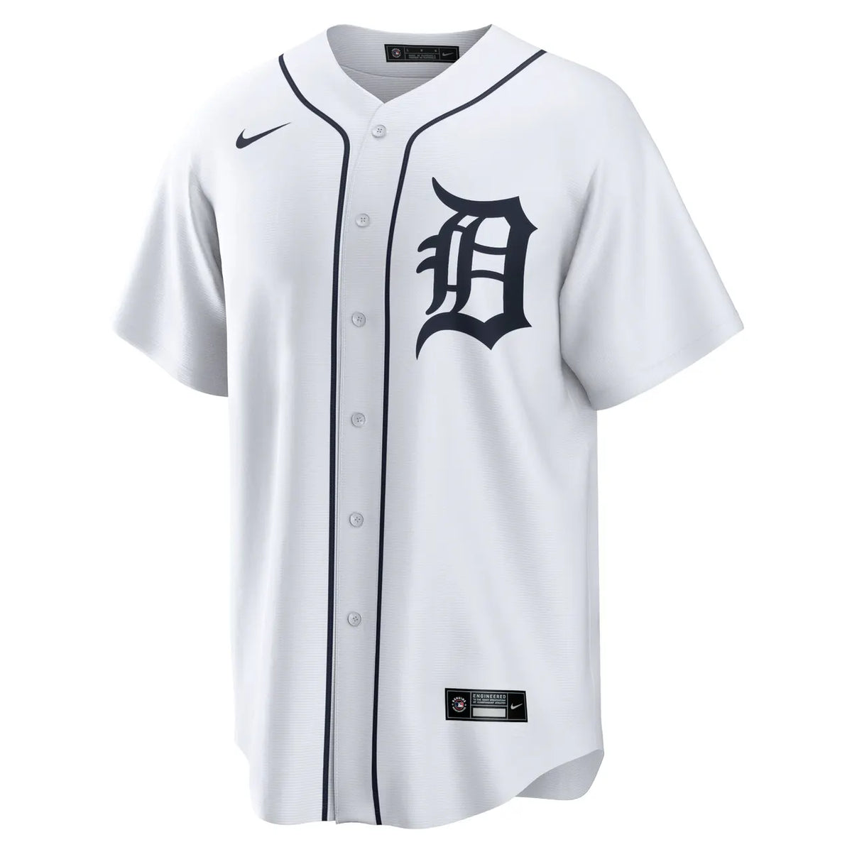 detroit Nike Tigers White Home Jersey - Hình 3