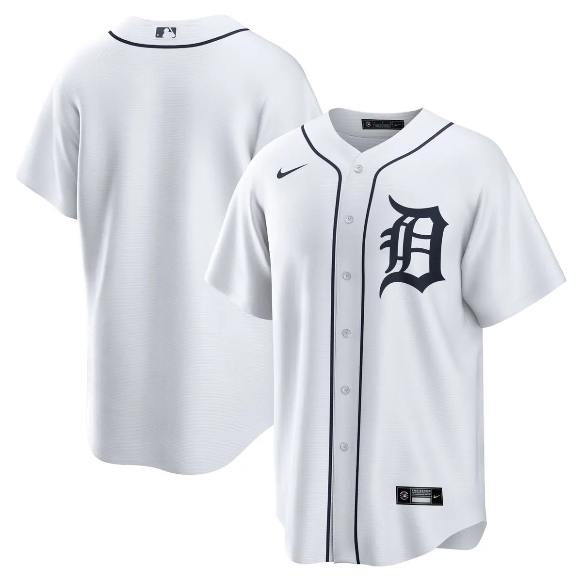 Detroit Tigers White Jersey nike