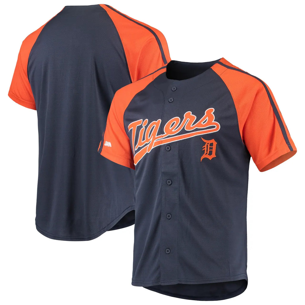 Stitches Tigers Navy Jersey - Hình 2