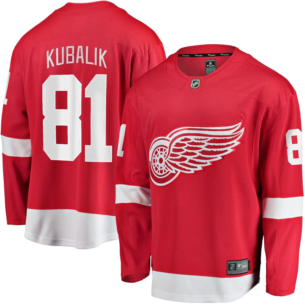 Kubalik Red Wings Jersey
