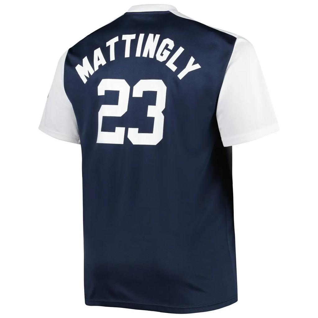 Mattingly Yankees Navy Jersey - Hình 4
