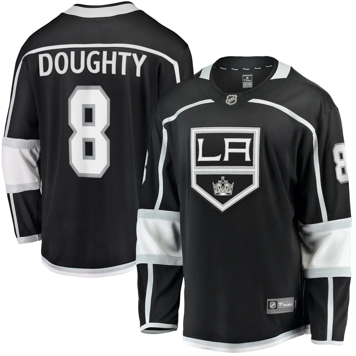 fanatics nhl Doughty Kings Black Jersey