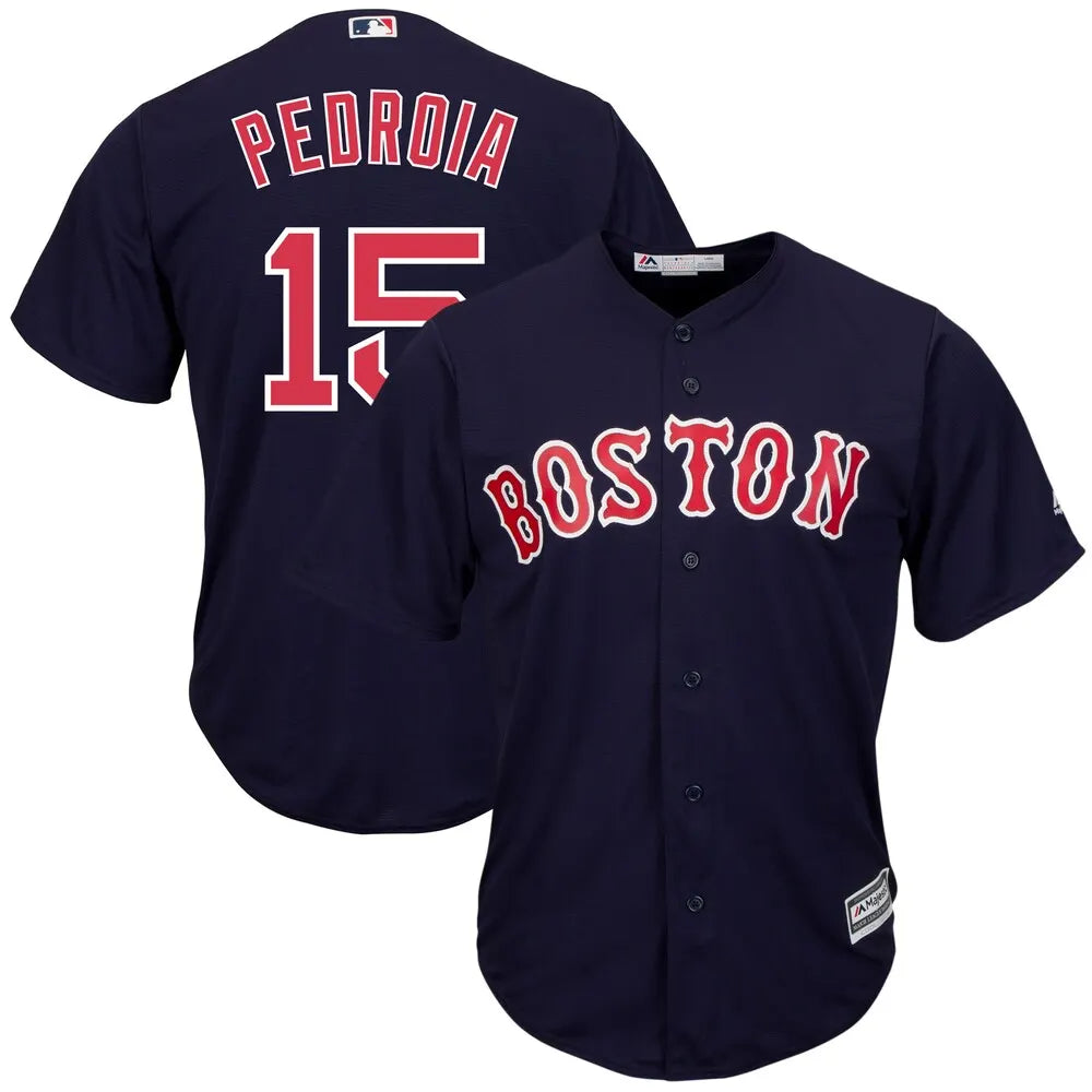 Pedrioa Red Sox Navy Jersey