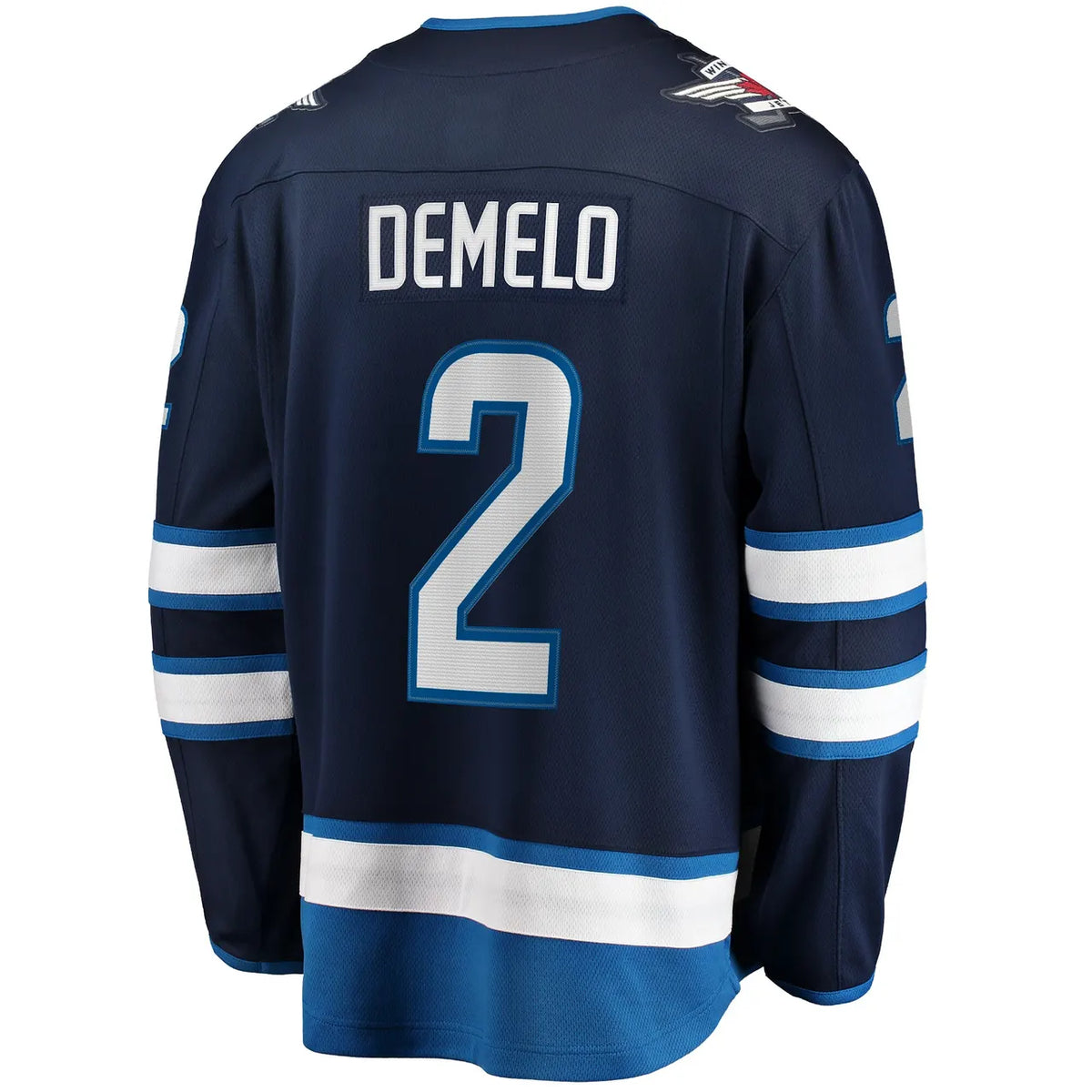 DeMelo Jets Navy Jersey - Hình 4