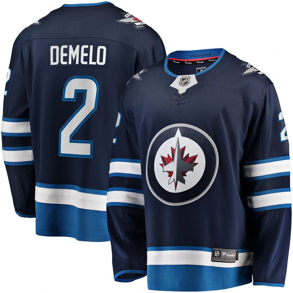 DeMelo Jets Navy Jersey - Hình 2