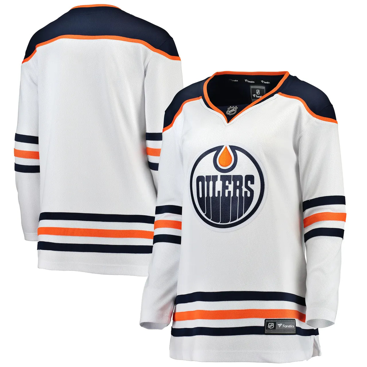 Fanatics Oilers White Jersey