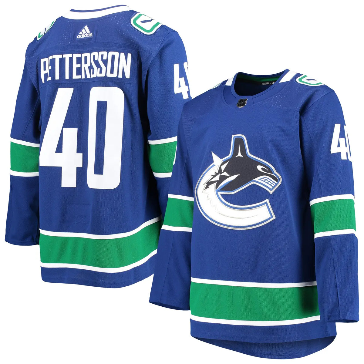 blue Adidas Pettersson Canucks Jersey - Hình 2