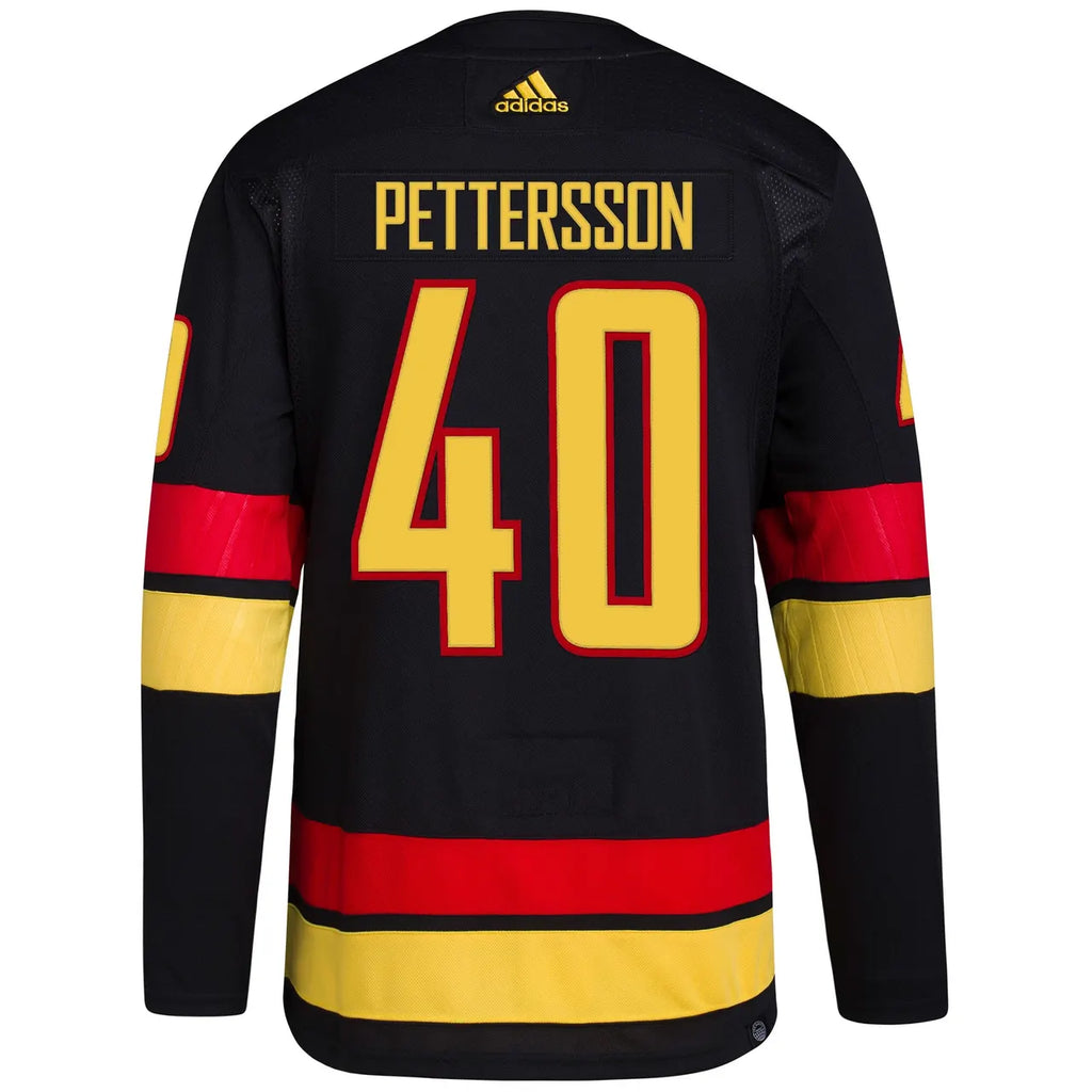 black Adidas Pettersson Canucks Jersey - Hình 4