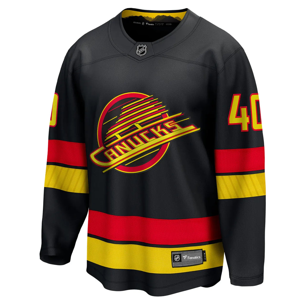 Pettersson Canucks Black Jersey fanatics - Hình 3