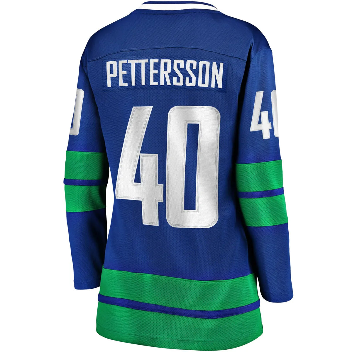 blue Fanatics Pettersson Canucks Jersey - Hình 4