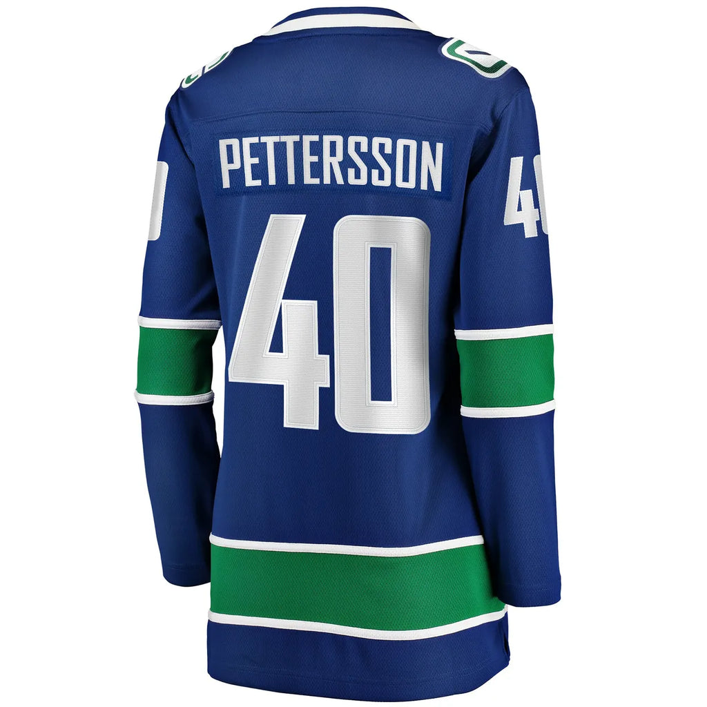 blue Fanatics Pettersson Canucks Jersey - Hình 10