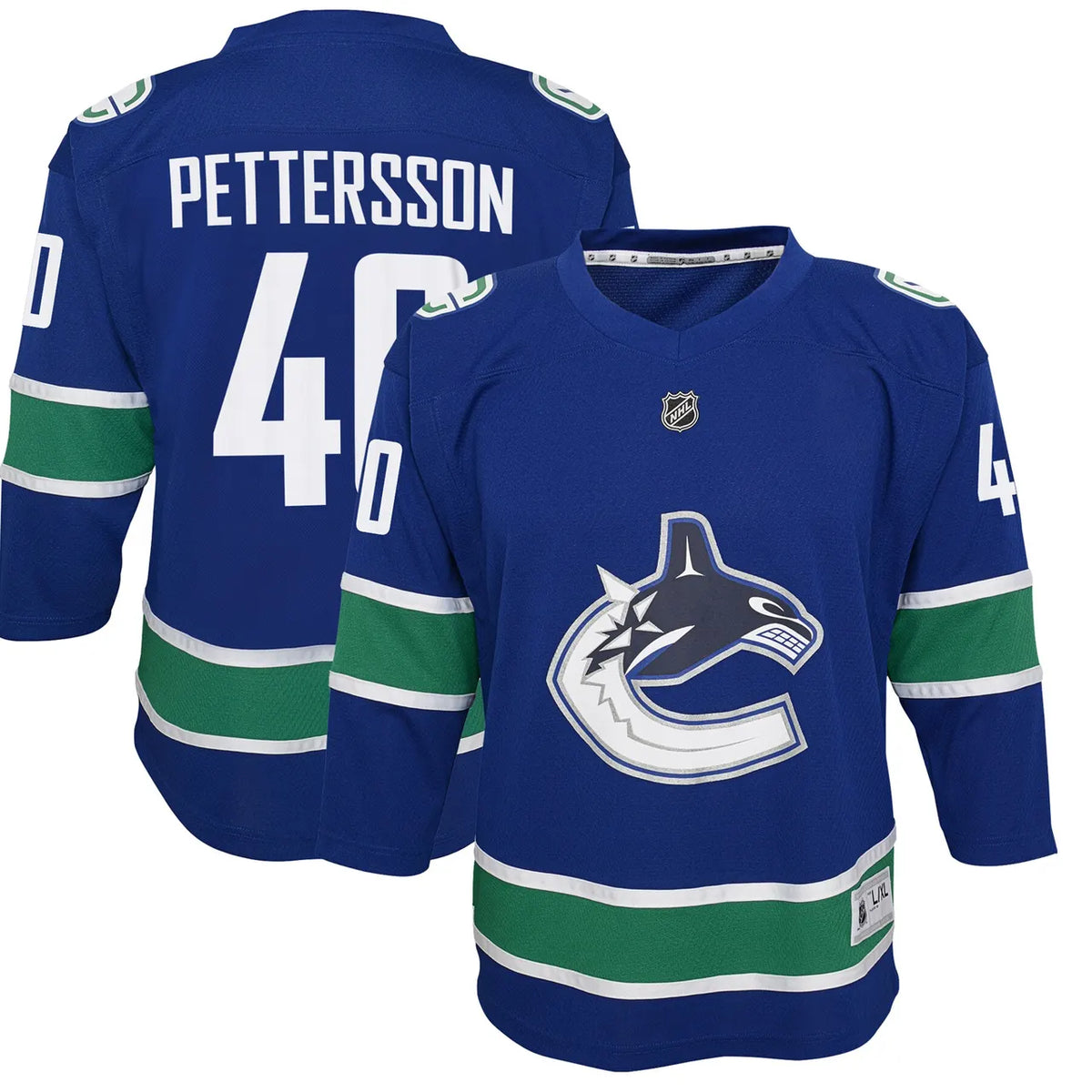 Canucks Pettersson Blue Jersey - Hình 2