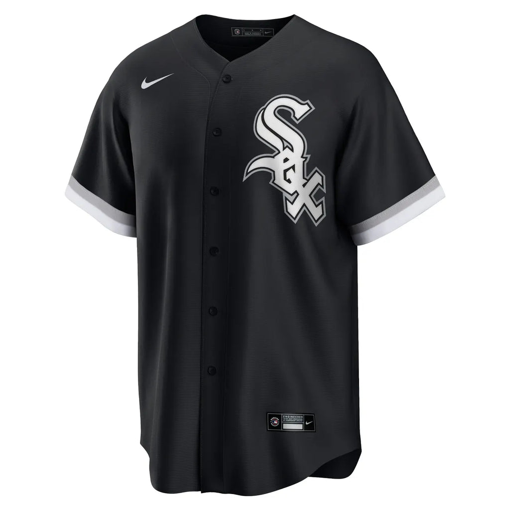 Jiménez Black White Sox Jersey - Hình 3