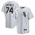 nike authentic Jiménez White Sox Pinstripe Jersey