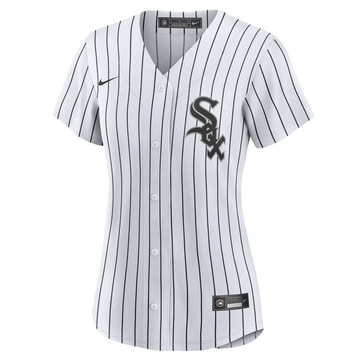pinstripe Nike Jiménez White Sox Jersey - Hình 3