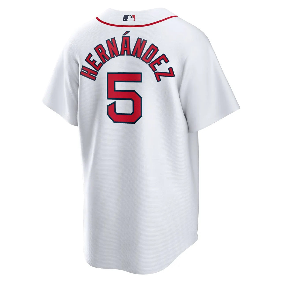 Hernández Red Sox White Jersey - Hình 4