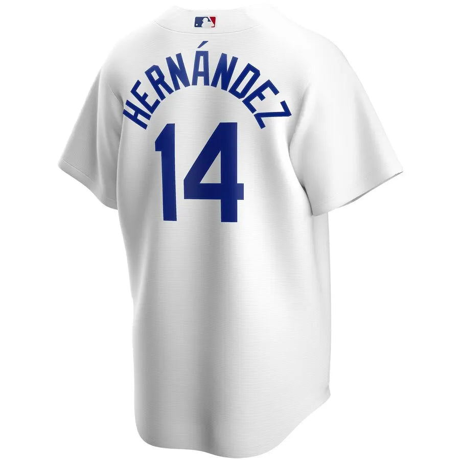 Hernandez Dodgers White Jersey - Hình 3