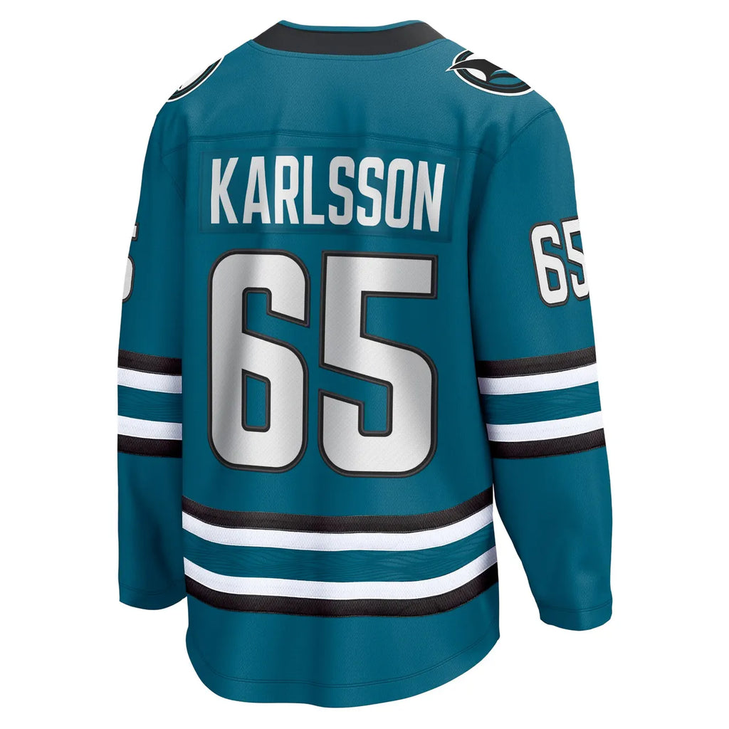 Karlsson Sharks Teal Jersey - Hình 2