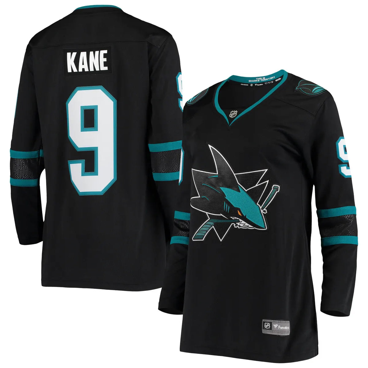Kane Sharks Black Jersey - Hình 2