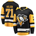 black gold Fanatics Malkin Penguins Jersey