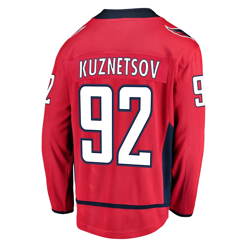 fanatics Kuznetsov Capitals Red Jersey - Hình 4