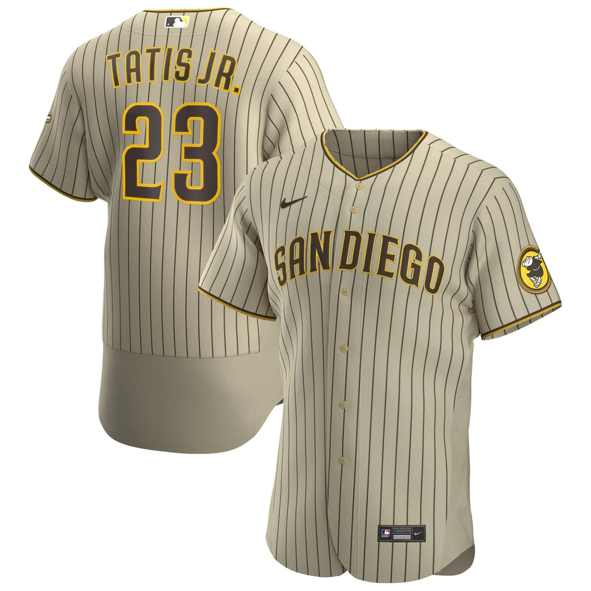 nike Tatis Jr Padres Tan Jersey - Hình 2