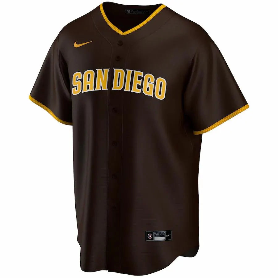 nike Padres Tatis Jr Brown Jersey - Hình 3
