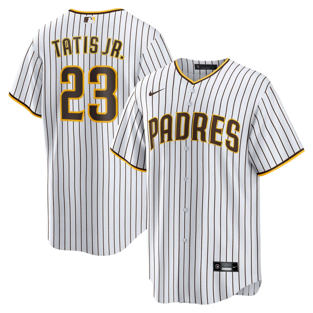 Padres Tatis Jr Brown Jersey - Hình 8