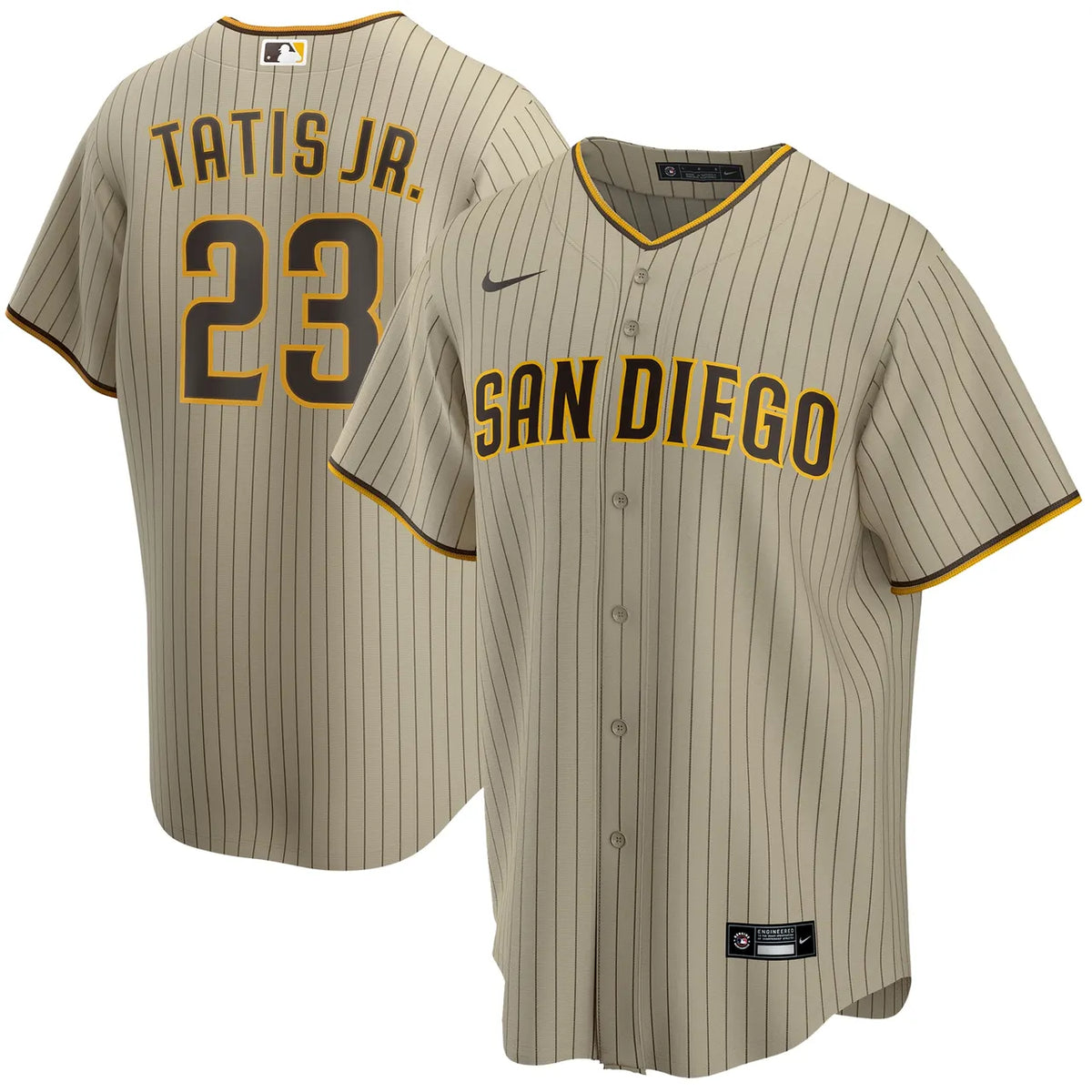 Nike Padres Tatis Jr. Tan Jersey