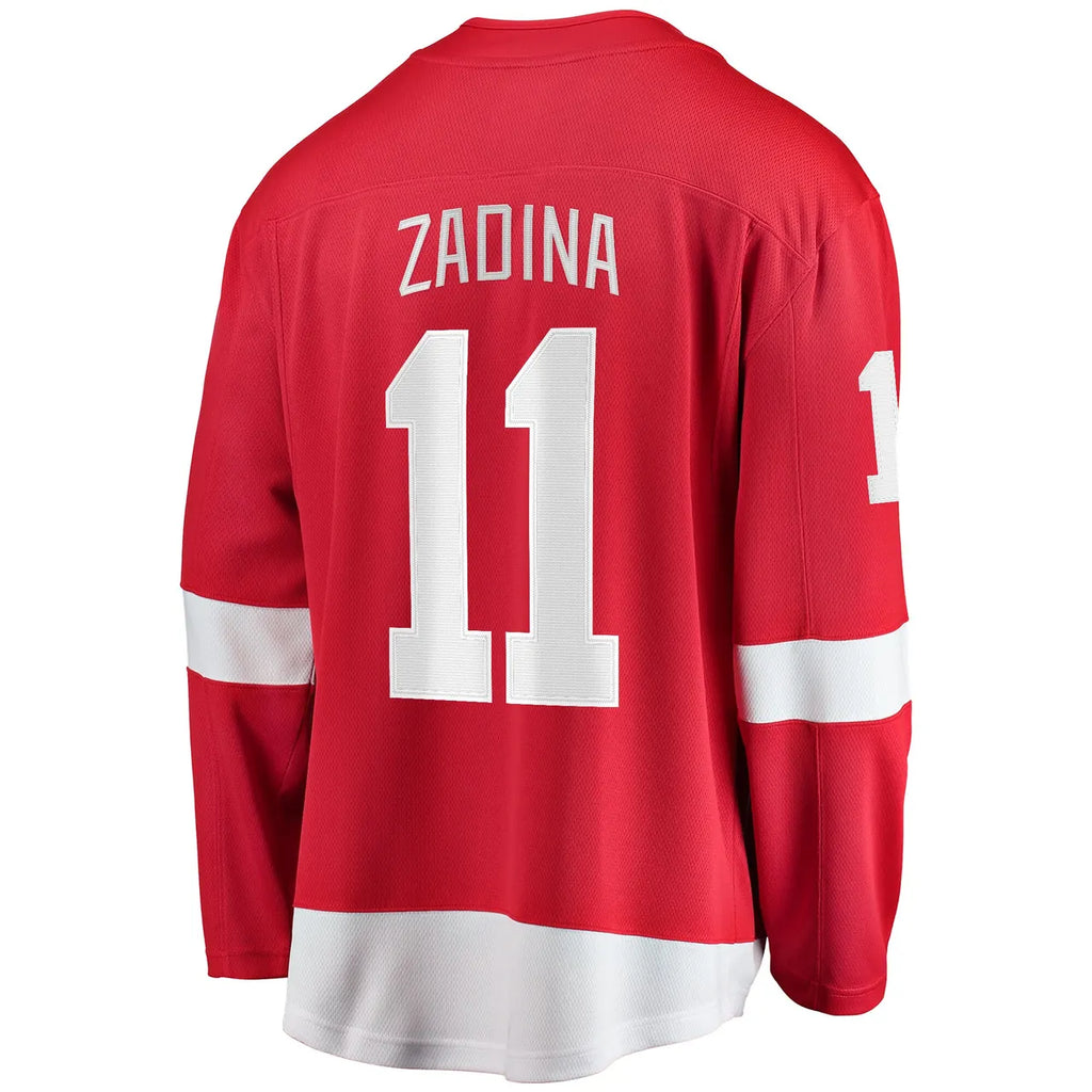 Red Wings Zadina Jersey - Hình 3