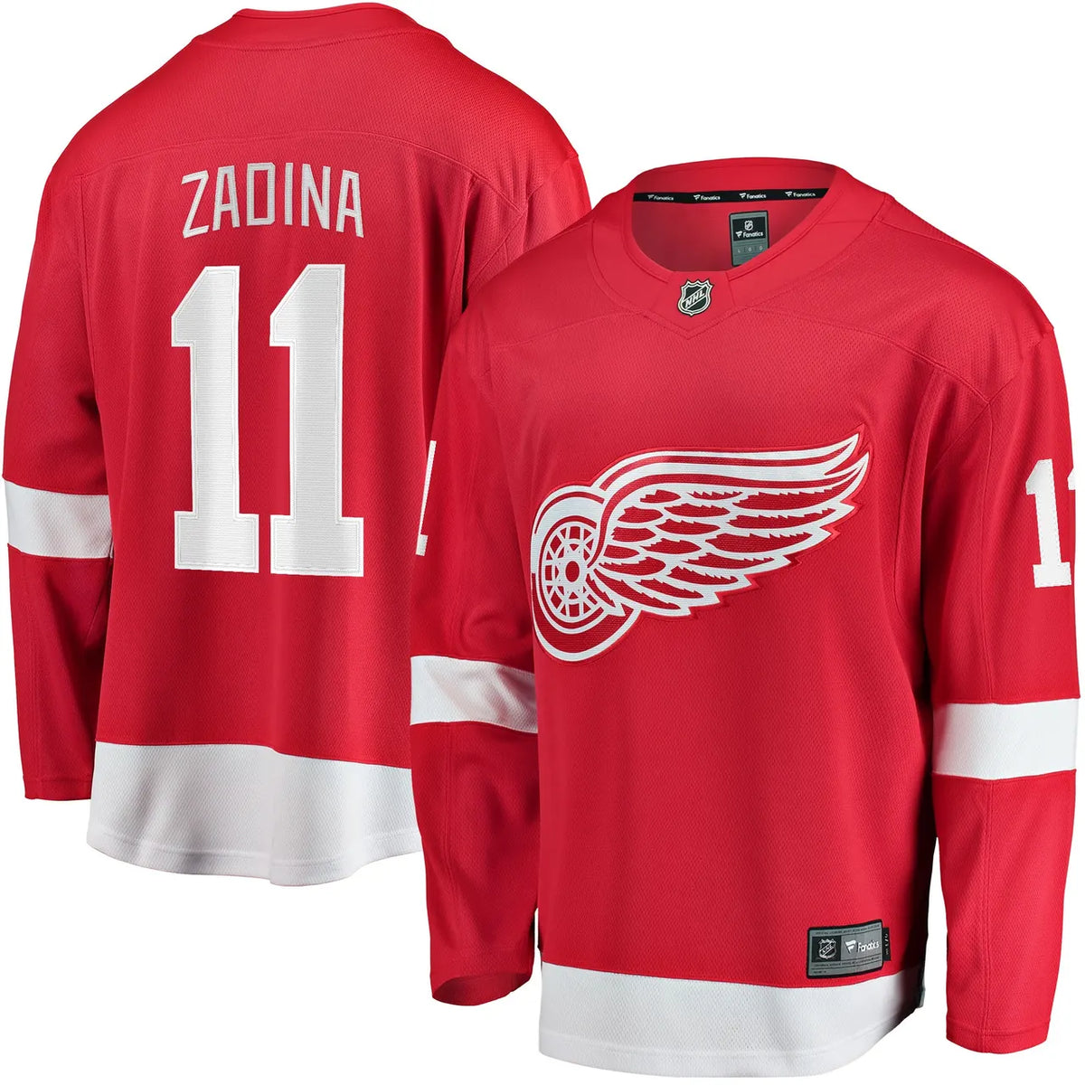 Red Wings Zadina Jersey - Hình 2