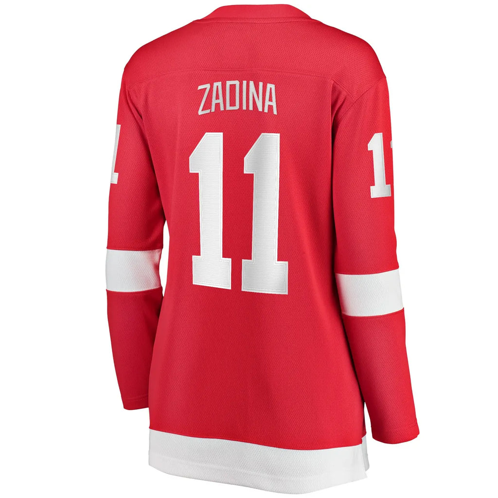 Red Wings Zadina Jersey - Hình 4