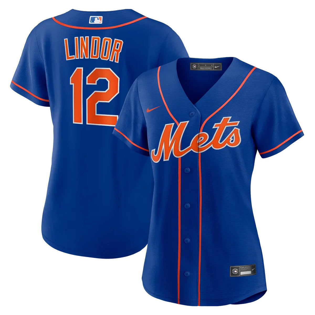 Lindor Mets Royal Jersey