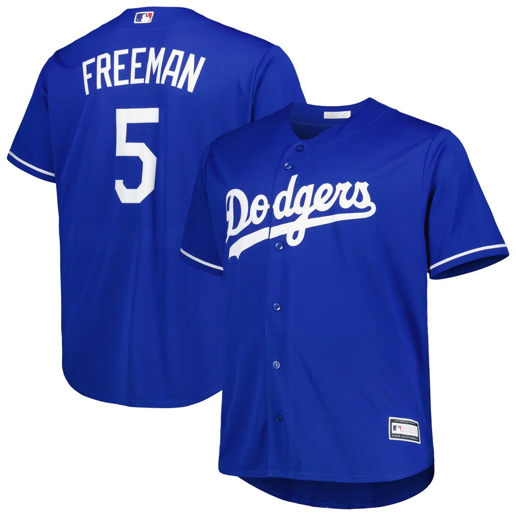 majestic Dodgers Freeman Royal Blue Jersey - Hình 2