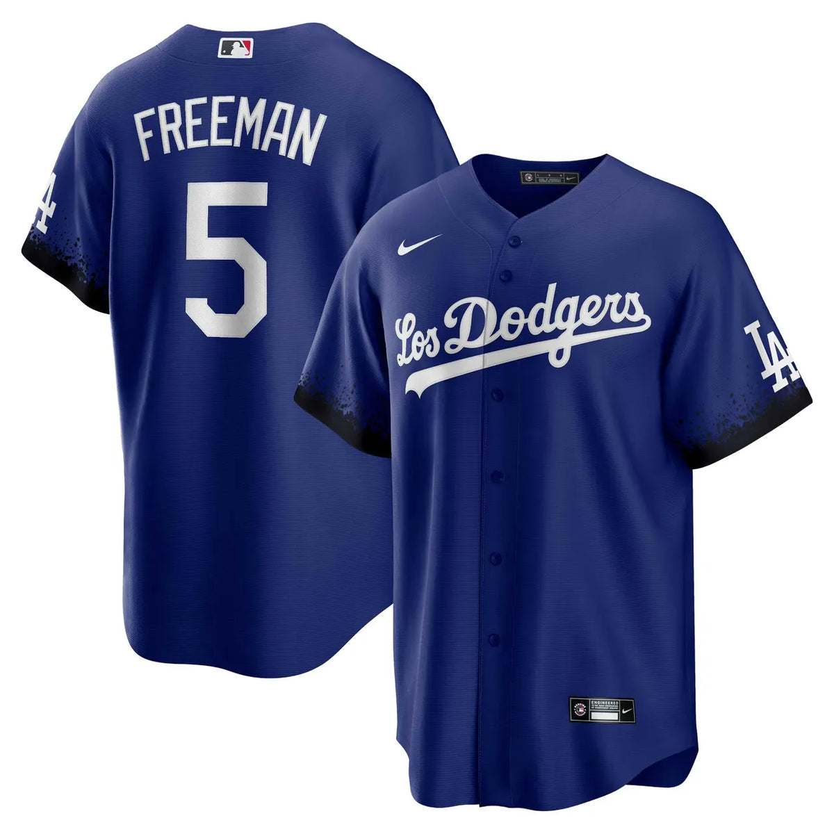 Dodgers Freeman #5 Blue Jersey nike