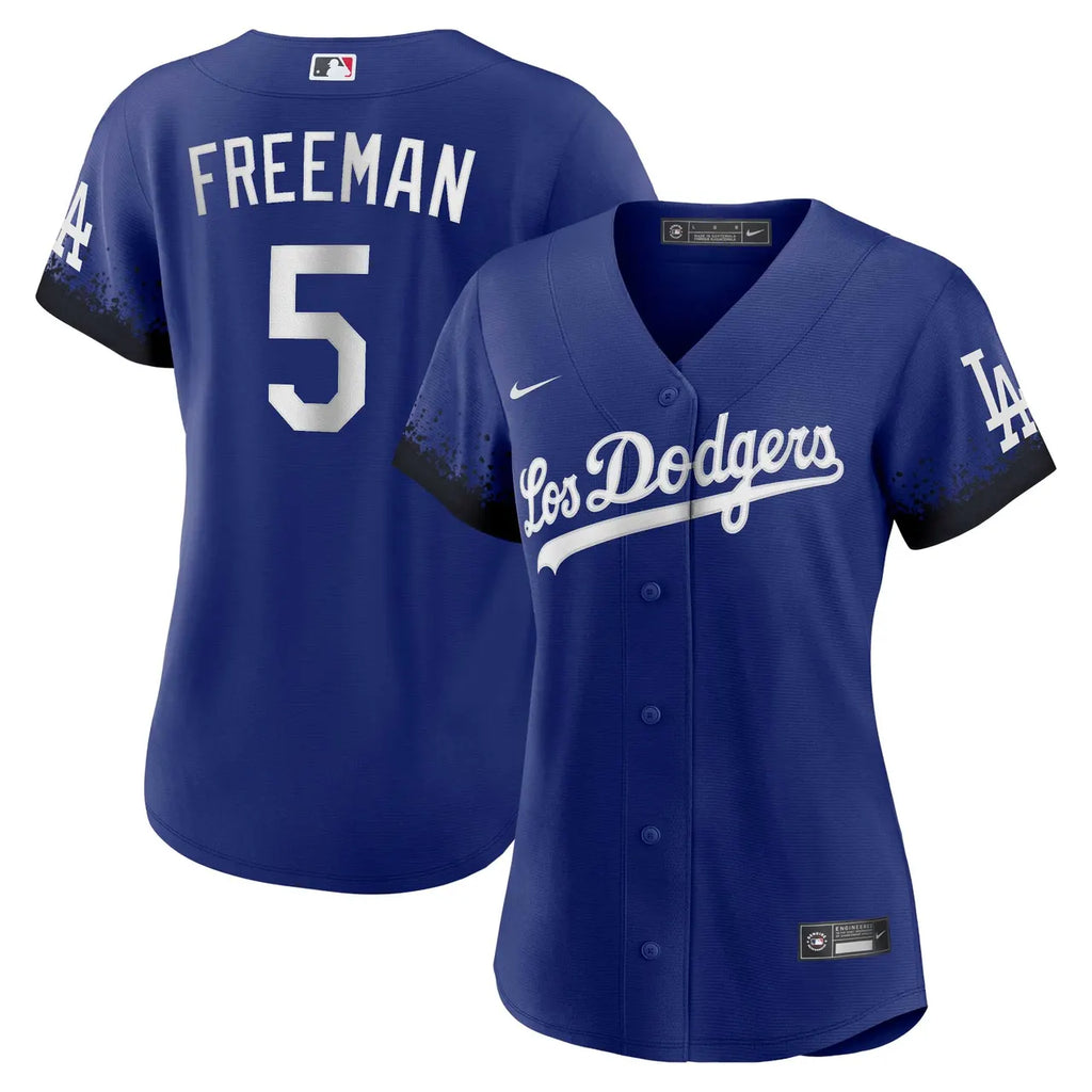 nike Dodgers Freeman #5 Blue Jersey - Hình 2