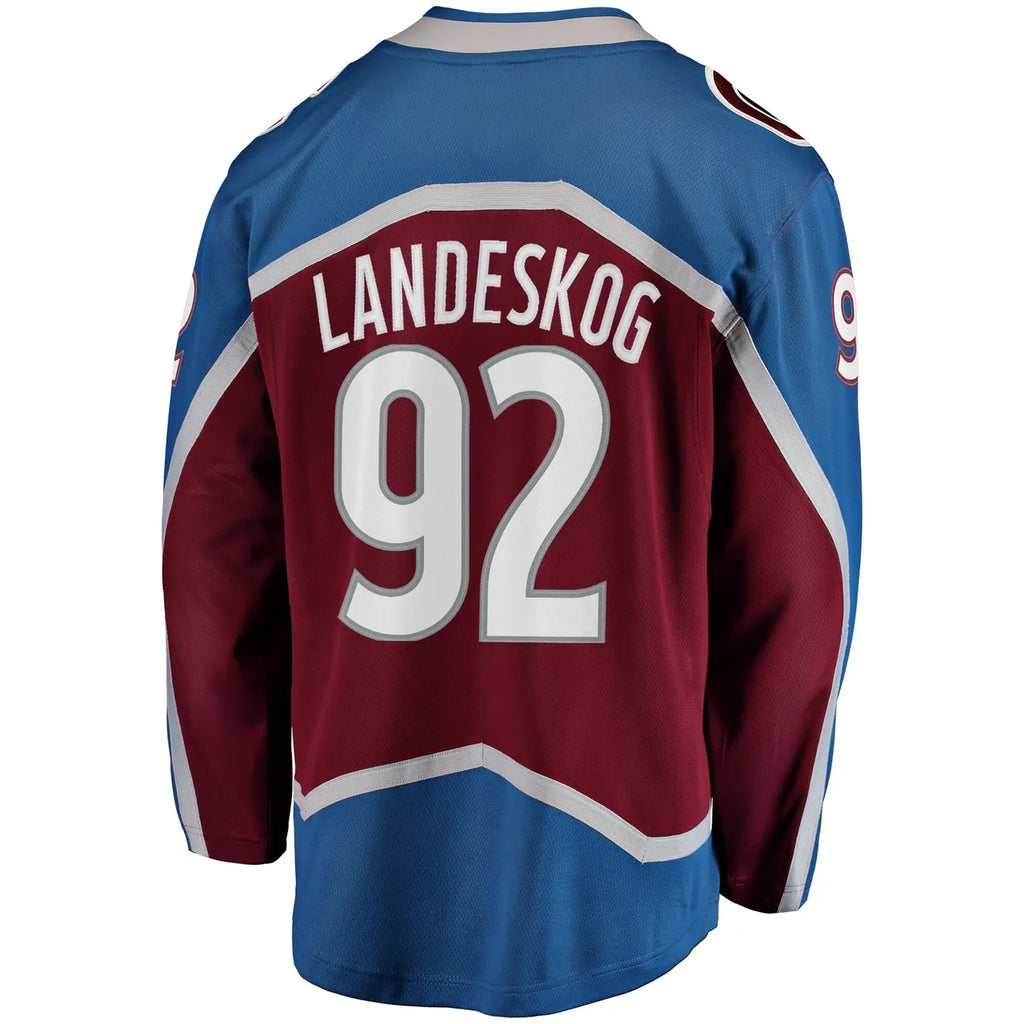 Landeskog Avalanche Fanatics Jersey - Hình 4