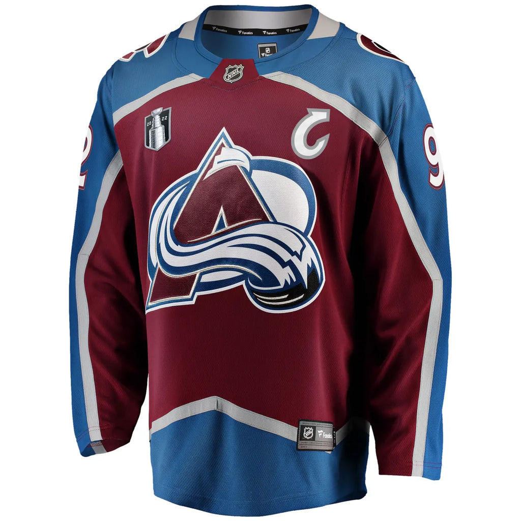 blue Landeskog Avalanche Jersey Fanatics - Hình 3