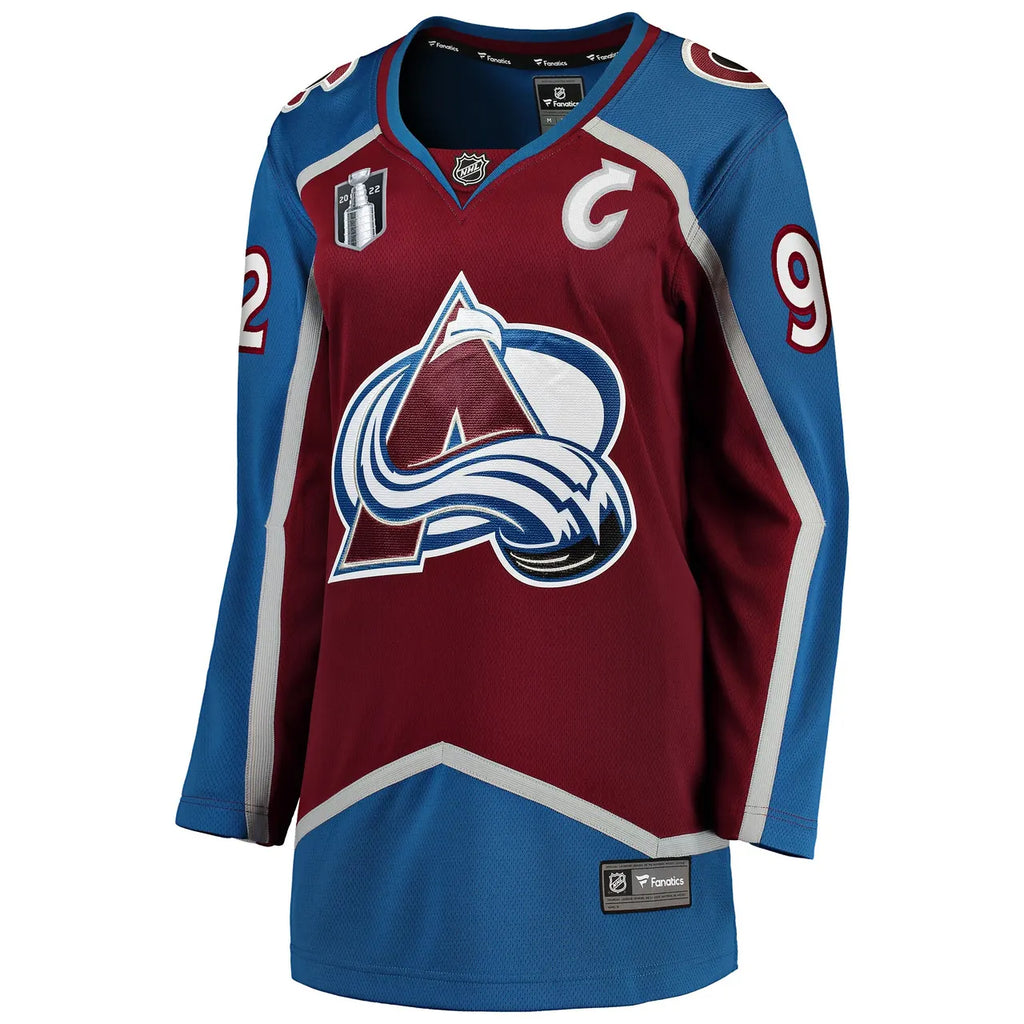 Landeskog Avalanche Burgundy Jersey - Hình 3