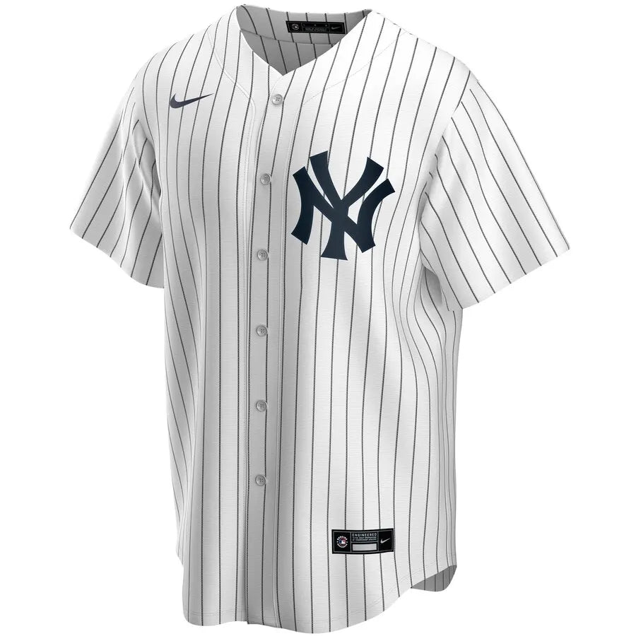 Yankees Sanchez White Pinstripe Jersey - Hình 2