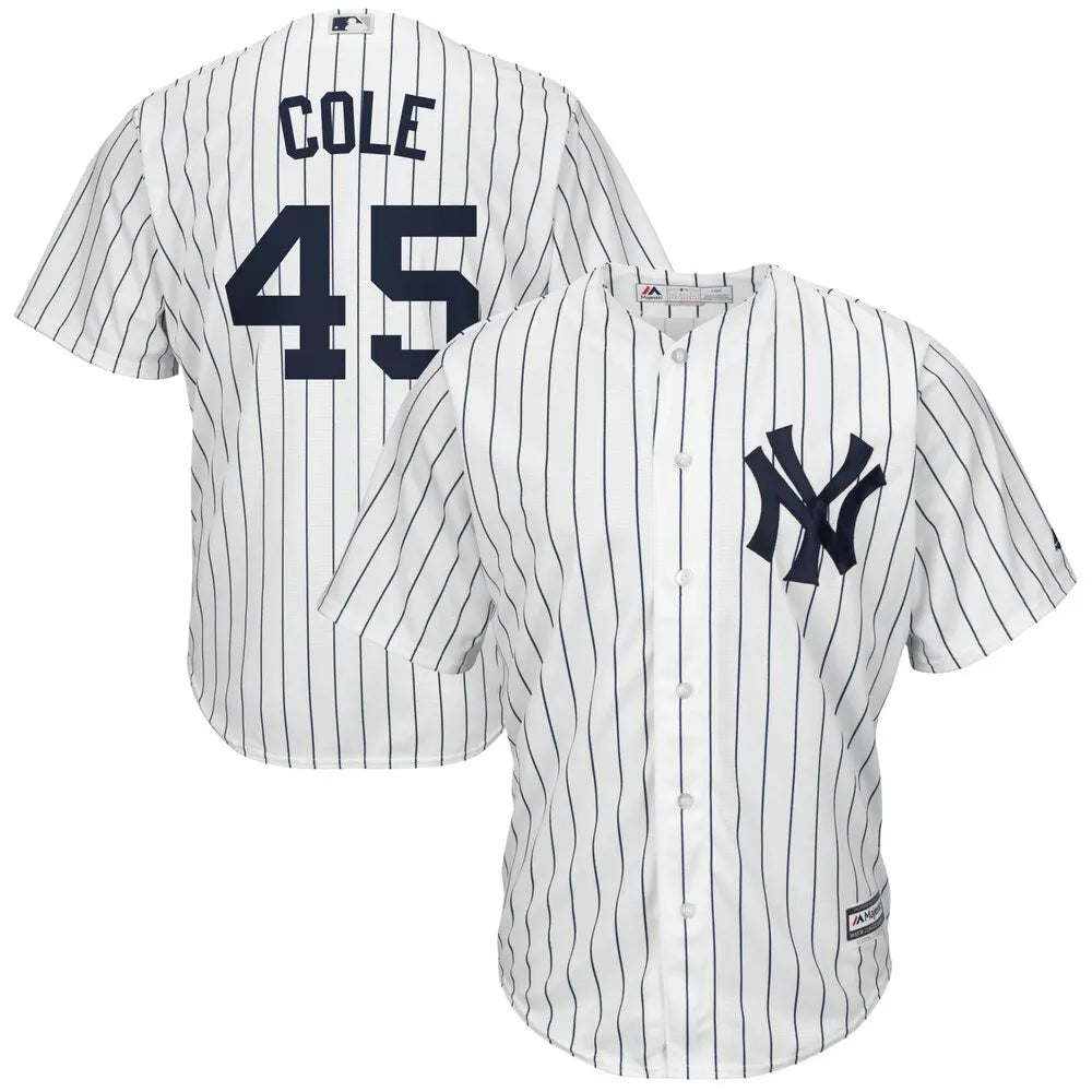 Yankees Cole #45 Pinstripe Jersey