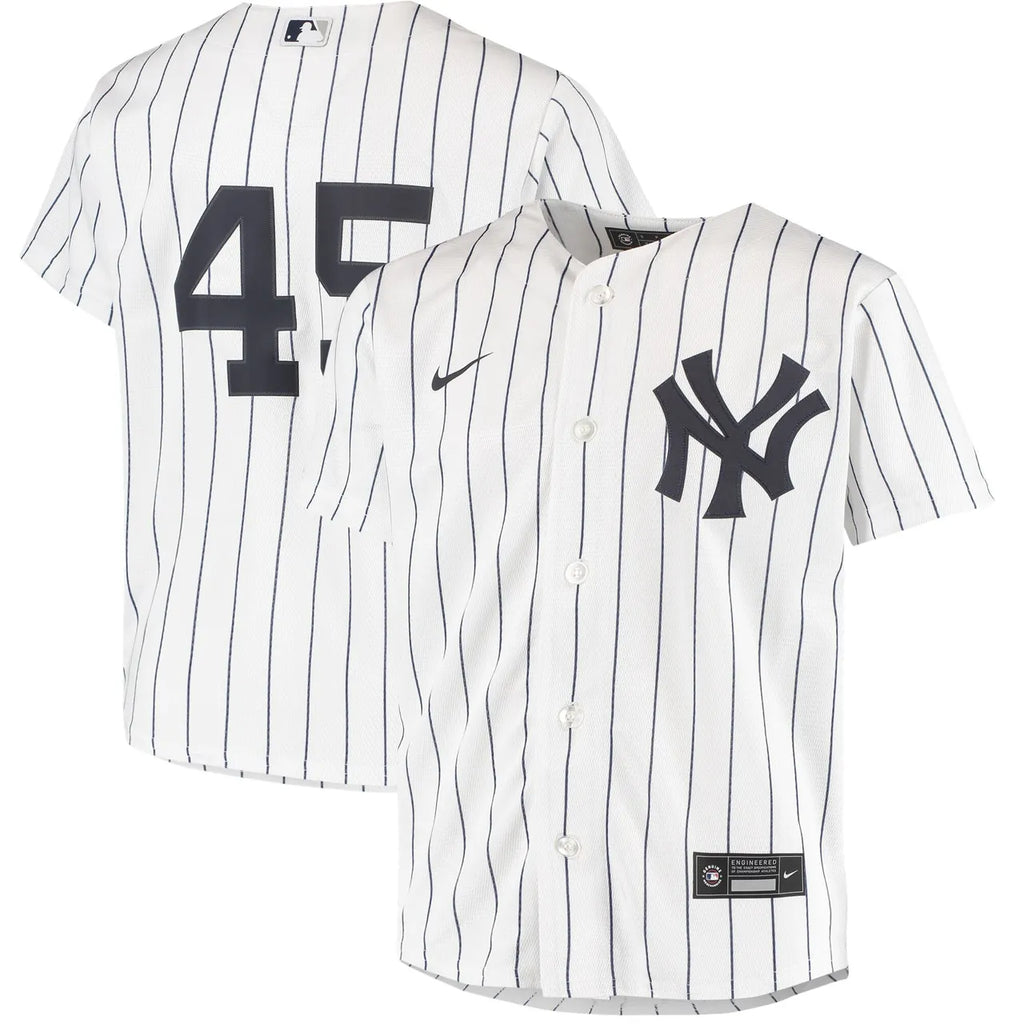Yankees Pinstripe Youth Jersey - Hình 2