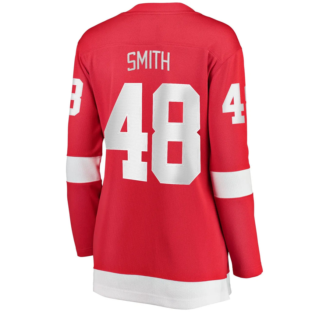 Red Wings Smith #48 Jersey - Hình 4