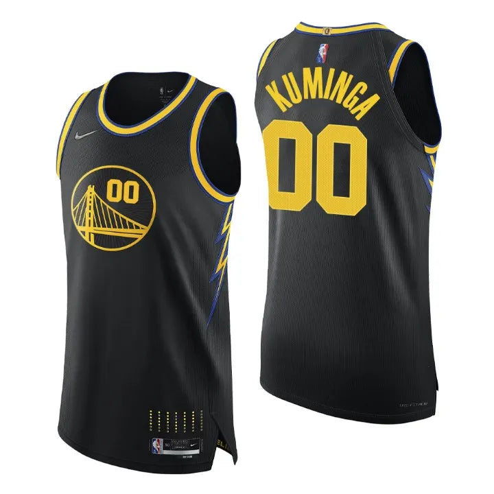 nike statement Kuminga Warriors Black Jersey